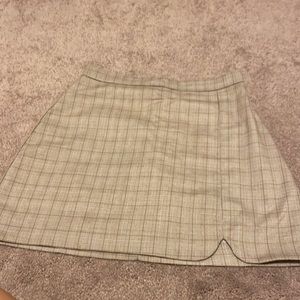 A-LINE HIGH WAISTED MINI SKIRT
